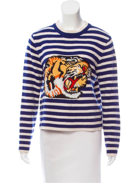 gucci womens sweaters|gucci tiger sweater women.